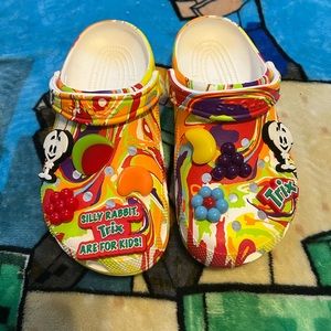 LIMITED EDITION TRIX ADULT CROCS M7/W9